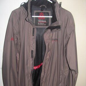 Tog 24 Technical Rain Jacket with Packable Hood. Size Large. Very good preowned
